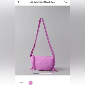 NWT American Eagle AE Safari Mini Slouch Bag